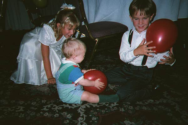 Lauren and Joey and 2nd cousin, Levi